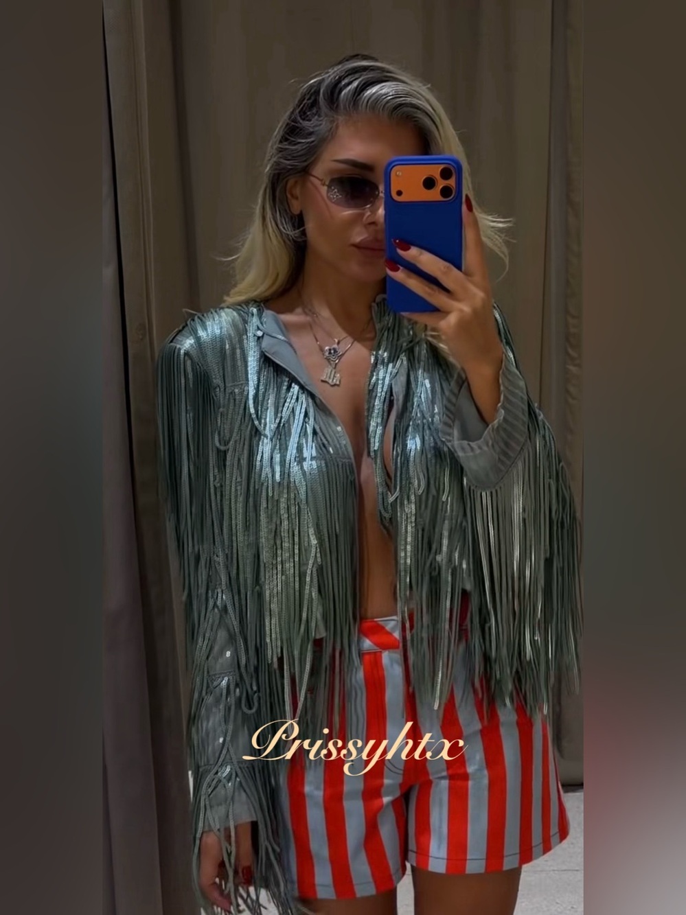 ZARA ZW COLLECTION FRINGED SEQUIN JACKET - Picture 3 of 17